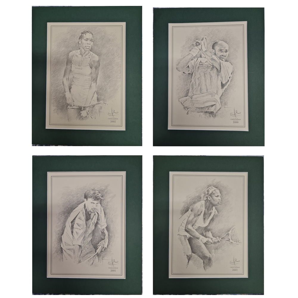 Close-up image of a red and black tennis racket with strings, ideal for power and control shots