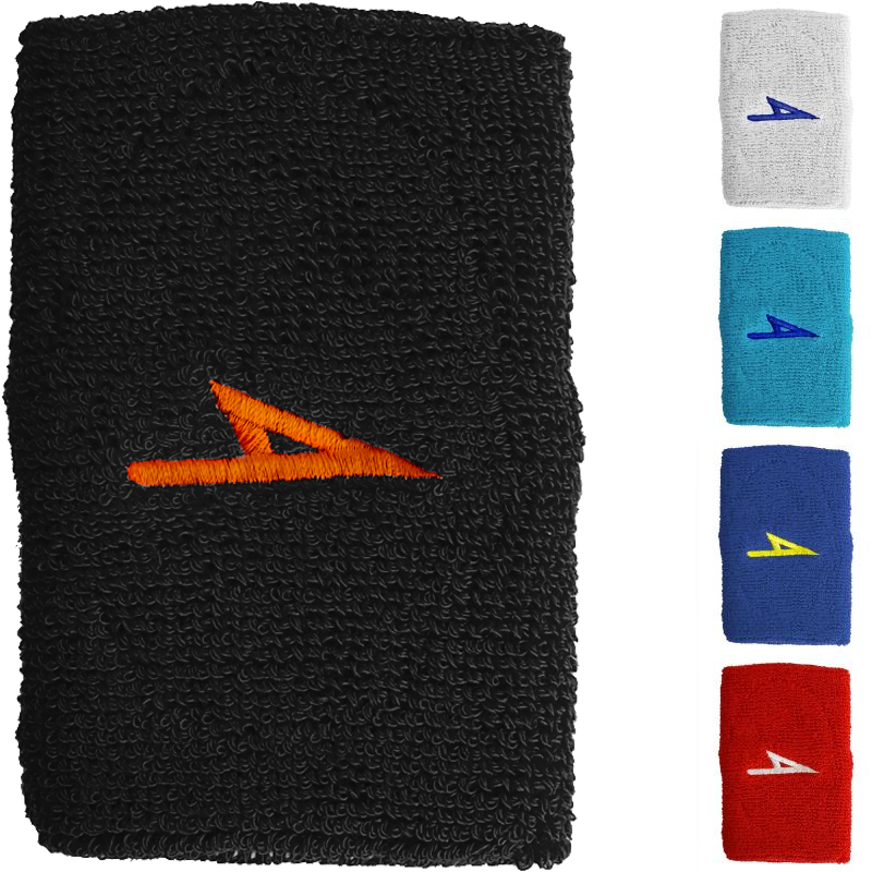 Black and green recreational tennis ball on a white background