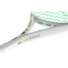 tennis racket and ball on a tennis court