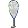 Tennis racket, shoes, and balls on a court