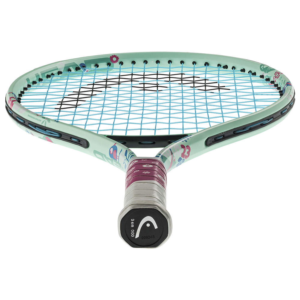 Raquette De Tennis Enfant HEAD Coco 23 - Pour 6-8 Ans, Unisexe Rose/bleu, Insert Damp+, Masque Inclus