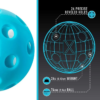 Franklin Indoor Pickleball Ball (3 Ball Tube)