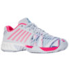 K-Swiss Womens Express Light 3 Padel Shoe (Arctic Ice/White/Neon Pink) (2024)