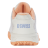 K-Swiss Womens Hypercourt Express 2 All Court Shoe (Star White/Peach Fuzz/Heather) (2024)