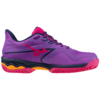 Mizuno Womens Wave Exceed Light 2 Padel Shoe (Hyacinth/White/Fuchsia Purple) (2024)