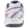 Mizuno Womens Break Shot 4 All Court Shoe (White/Pink Tetra/Turbulence) (2024)