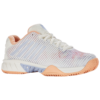 K-Swiss Womens Hypercourt Express 2 All Court Shoe (Star White/Peach Fuzz/Heather) (2024)
