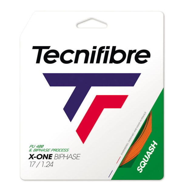Tecnifbre X-One BiPhase Squash 9.7m Packet (Orange)