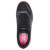 Skechers Womens Viper Court Pickleball Shoe (Black/Pink)