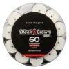 Black Crown White Padel Overgrip (60 Pack)