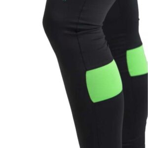 Black Crown Womens MM Leggings (Black/Green) - Size: X-Large