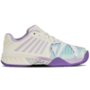K-Swiss Womens Express Light 3 Padel Shoe (Snow White/Purple Heart/Evening Primrose) (2024)