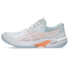 Asics Womens Beyond FF Indoor Court Shoe (2024) (White/Bright Sunstone)