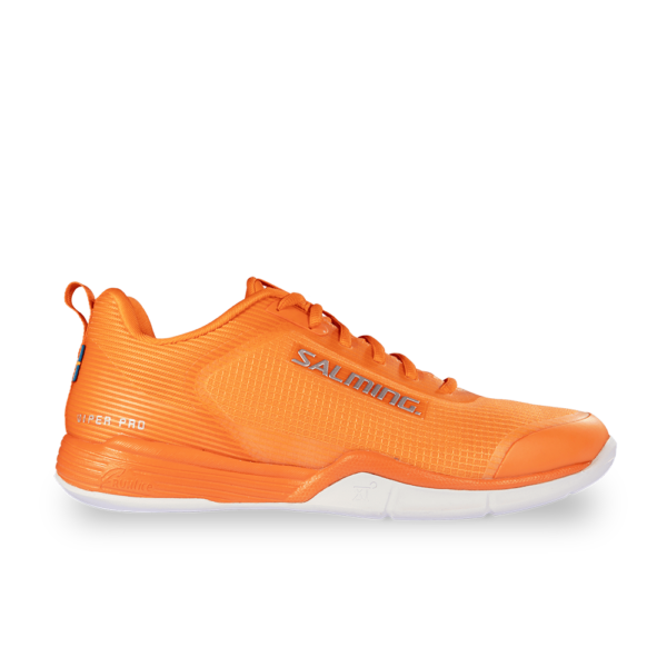 Salming Unisex Viper Pro Indoor Court Shoe (Tangerine/Silver) (2024)