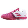 Babolat Womens Propulse Blast All Court Shoes (White/Vivacious Red) - Size: 4 UK