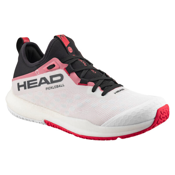 Head Mens Motion Pro Pickleball Shoes (White/Red) 2024