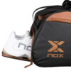 NOX Luxury Open Series Padel Racket Bag (Black/Brown)