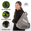 Franklin Pickleball Sling Bag (Grey/Grey)