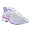 Babolat Womens Jet Tere All Court Tennis Shoes (White/Lavender) - Size 8.5 UK