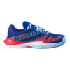 Babolat Jet Premura 2 Junior Padel Shoes (Blue/Poppy Red) - Size 4.5 UK