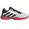 Adidas Junior Barricade All Court Shoes 2025 (White/Black/Red)