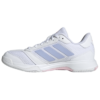 Adidas Womens Ligra 8 Indoor Court Shoes 2025 (White/Violet)