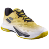 Babolat Mens Shadow Tour 5 Indoor Court Shoes (White/Gold) (2025)