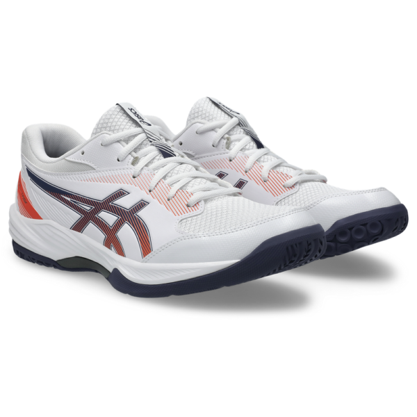 Asics Mens Gel-Task 4 Indoor Court Shoe (White/Indigo Fog) 2025