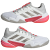 Adidas Womens Barricade 13 All Court Shoes 2025 (White/Red)
