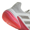 Adidas Womens Barricade 13 All Court Shoes 2025 (White/Red)