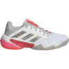 Adidas Womens Barricade 13 All Court Shoes 2025 (White/Red)