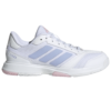Adidas Womens Ligra 8 Indoor Court Shoes 2025 (White/Violet)