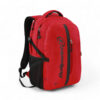 Red Bullpadel Xplo Backpack with a black line running across the front
