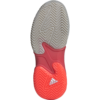 Adidas Womens Barricade 13 All Court Shoes 2025 (White/Red)