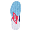 Babolat Jet Premura 2 Junior Padel Shoes (Blue/Poppy Red) - Size 4.5 UK