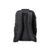 Dunlop Black backpack from the back with Dunlop logo on the shoulder straps