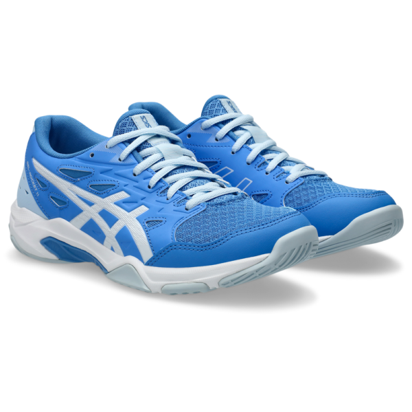Asics Womens Gel-Rocket 11 Indoor Court Shoe (Blue Coast/White) 2025