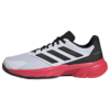 Adidas Mens CourtJam Control 3 All Court Shoes 2025 (White/Black/Red)