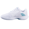Babolat Womens Jet Tere 2 All Court Tennis Shoes (White/Baltic) (2025)