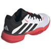 Adidas Junior Barricade All Court Shoes 2025 (White/Black/Red)