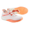 Head Womens Motion Pro Padel Shoe (White/Coral) (2024)