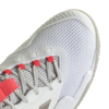 Adidas Womens Barricade 13 All Court Shoes 2025 (White/Red)