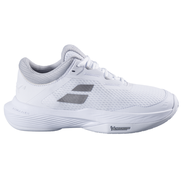 Babolat Womens SFX 4 All Court Tennis Shoes (White/Silver) (2025)