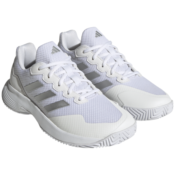 Adidas Womens GameCourt 2 All Court Shoes 2025 (White)