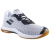 Babolat Mens Shadow Spirit 2 Indoor Court Shoes (White/Black) (2025)