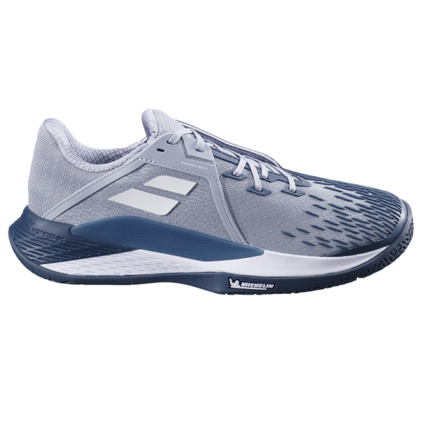 Babolat Mens Propulse Fury All Court Tennis Shoes (Grey/White) (2025)