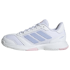 Adidas Womens Ligra 8 Indoor Court Shoes 2025 (White/Violet)
