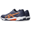 Asics Mens Gel-Rocket 11 Indoor Court Shoe (Indigo Fog/Nova Orange) 2025