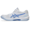 Asics Womens Gel-Task 4 Indoor Court Shoe (White/Blue Coast) 2025