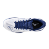 Mizuno Womens Wave Exceed Light 2 All Court Shoes (White/Bellwether Blue/Bel Air Blue) 2025